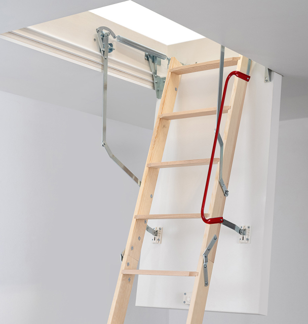 Handrail for DOLLE loft ladders with 3 section ladder