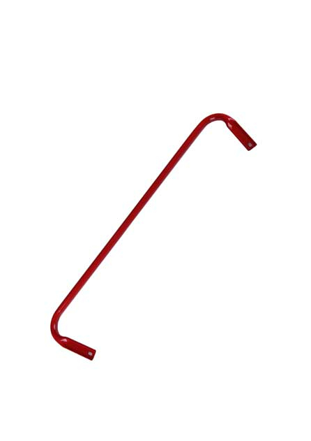 Red handrail SMALL for 4-part clickFIX® loft ladders