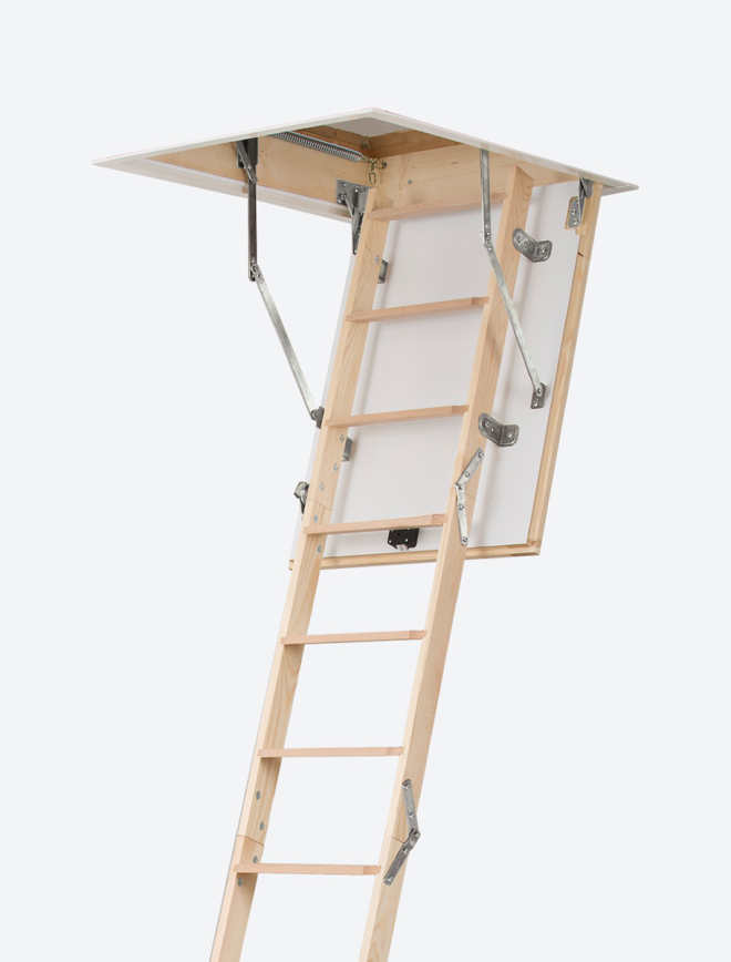 Made-to-measure loft ladder MINI40 