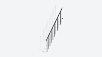 Additional staircase railing DALLAS