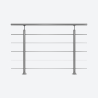 Balustrade kit HARMONY Stainless Steel