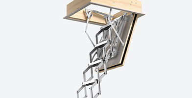 Made-to-measure loft ladders from DOLLE 