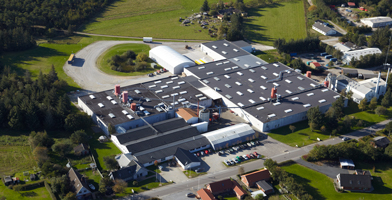 DOLLE Company - production in Denmark seen from above