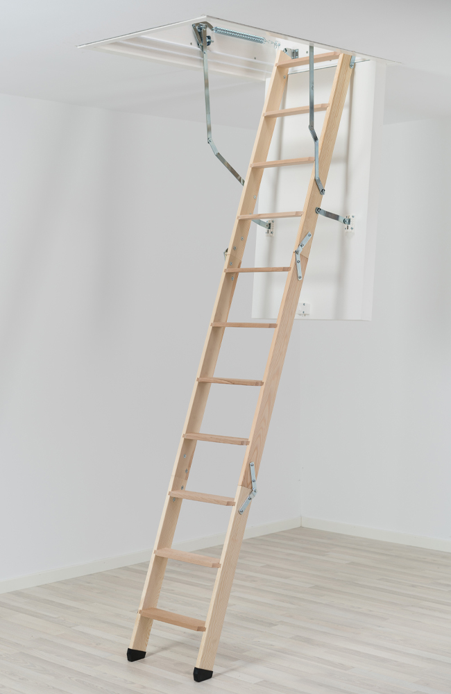 Loft ladders for small and narrow spaces