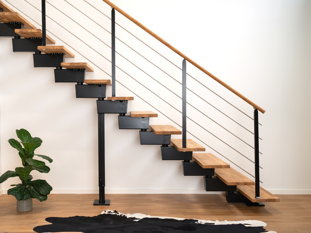 DOLLE DUBAI straight flight black staircase