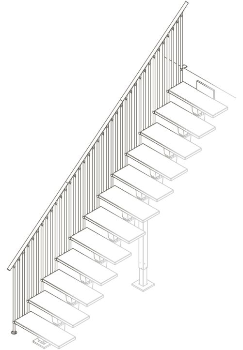 Stair banister in top-quality from DOLLE