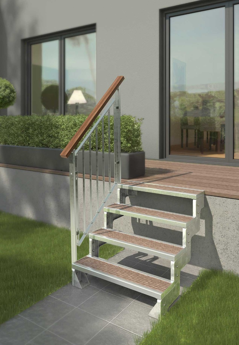stainless steel balcony railing system Rot Proof And Elegant 